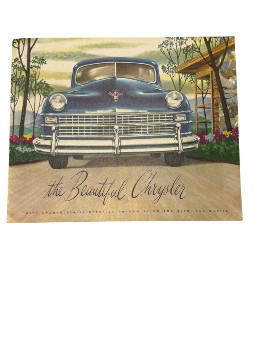 Vintage 1948 Chrysler Automobile Sales Brochure Original Dealer Advertising Cata